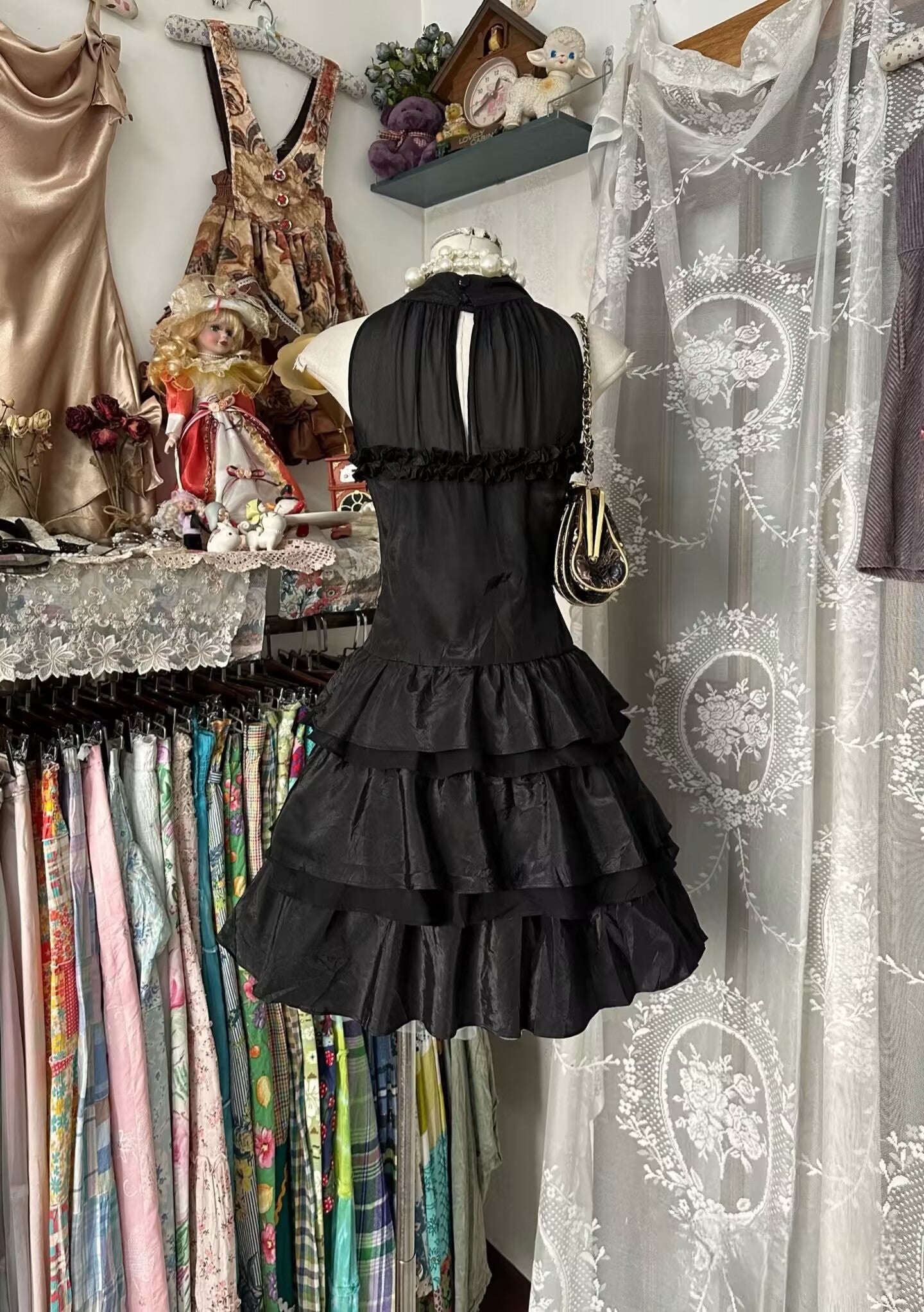 Organza Sleeveless Sheath Prom Dress Homecoming Dress Sp1416