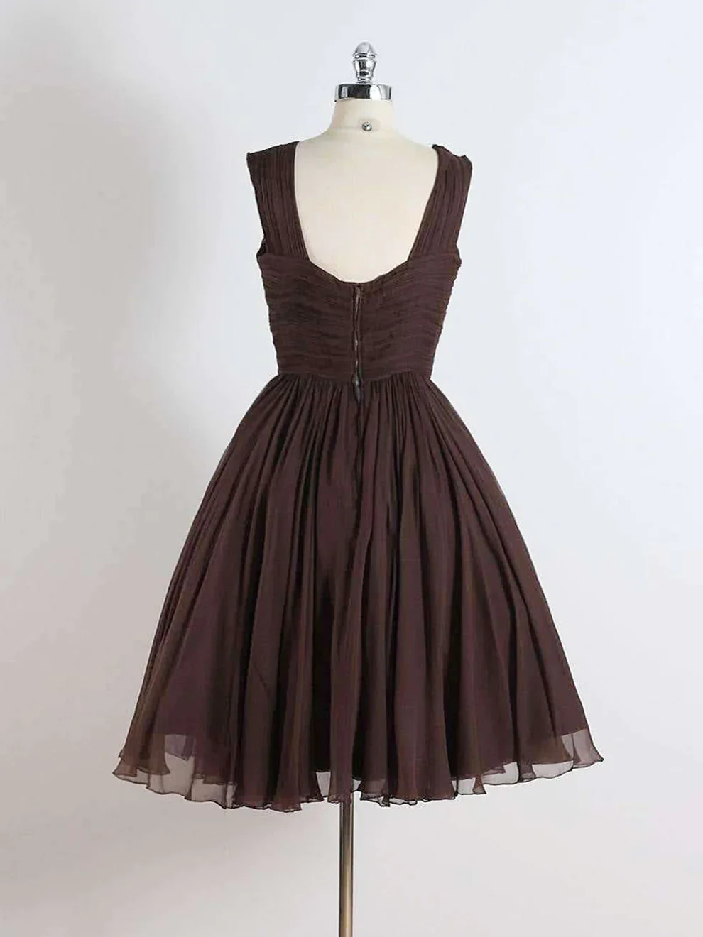 Brown A Line Short Prom Dresses Homecoming Dress SP583